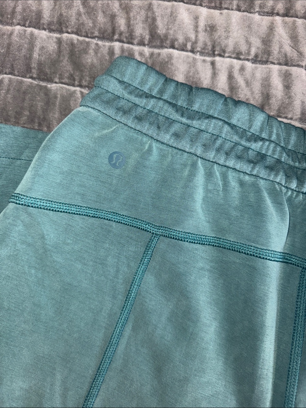 Lululemon softstreme teal pants - Picture 3 of 5